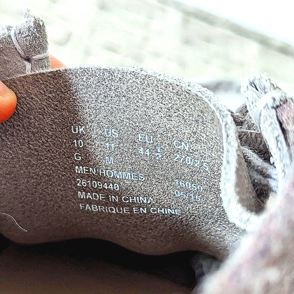 COPY - Rare Clarks Original Men's Wallabee Boots Grey Suede With Purple Felt Sz… - Picture 9 of 12